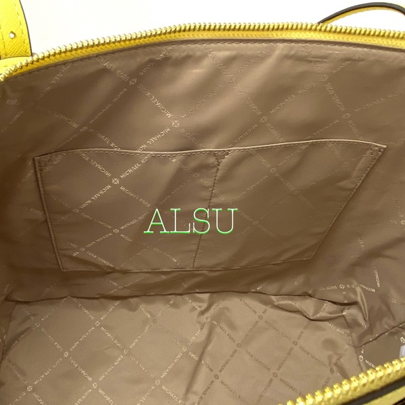 Michael Kors Ciara LG Top ZipTote Sunshine Yellow - Picture 8 of 9